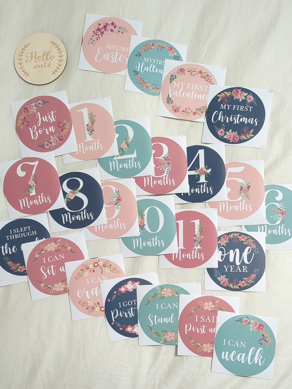 Baby Milestone Stickers